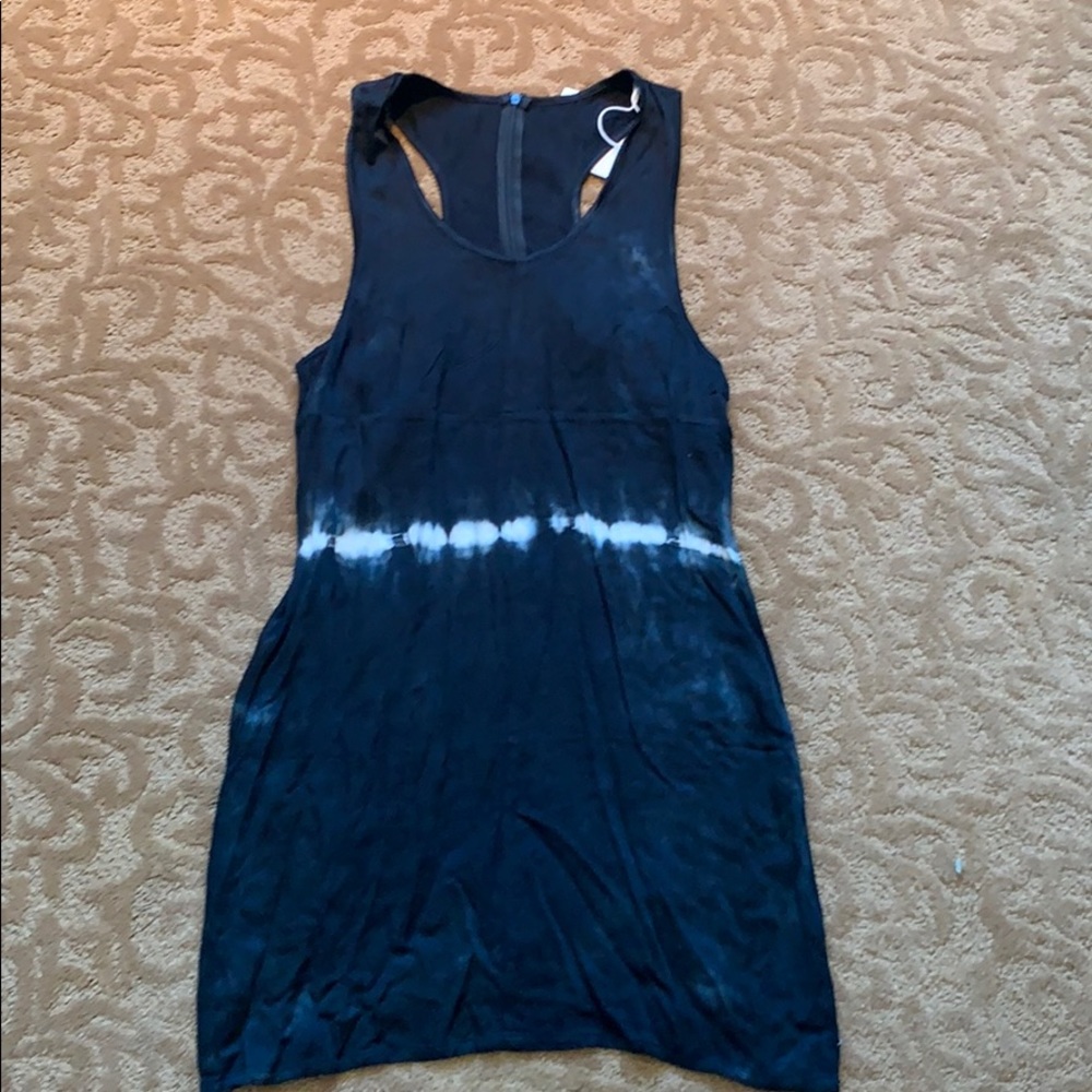 one teaspoon black and white dress zip up back